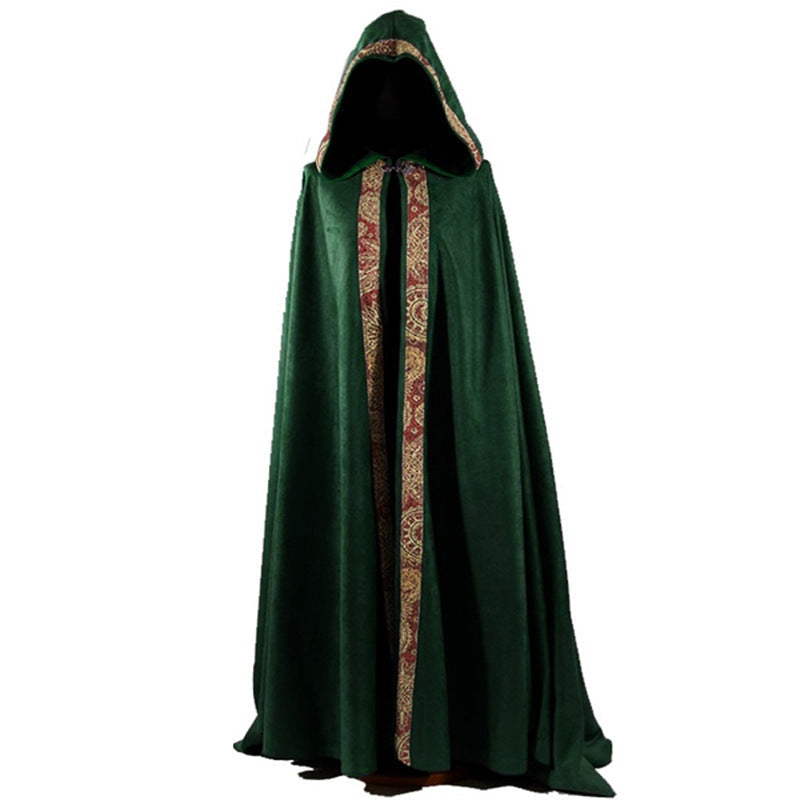 Damescape Met Capuchon Middeleeuwse Stijl