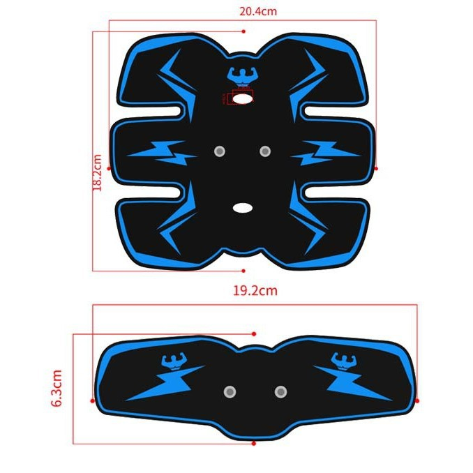 Draagbare Spierstimulator USB Oplaadbaar 6 Modi 10 Intensiteiten Thuis