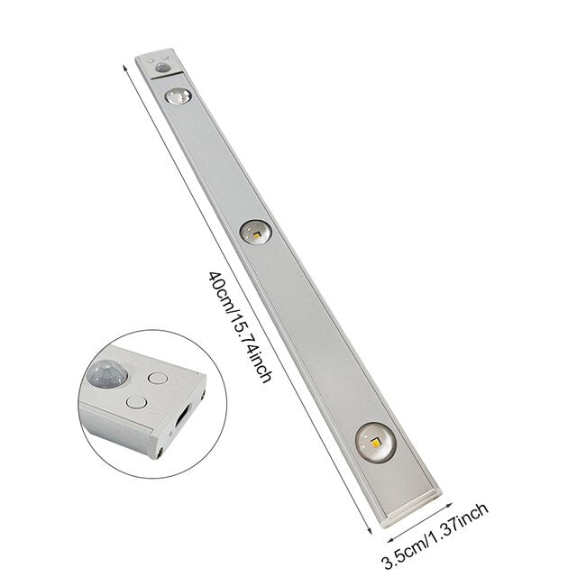 Draadloos Led Armatuur Met Bewegingssensor Oplaadbaar Dimbaar Binnen Plafondlamp