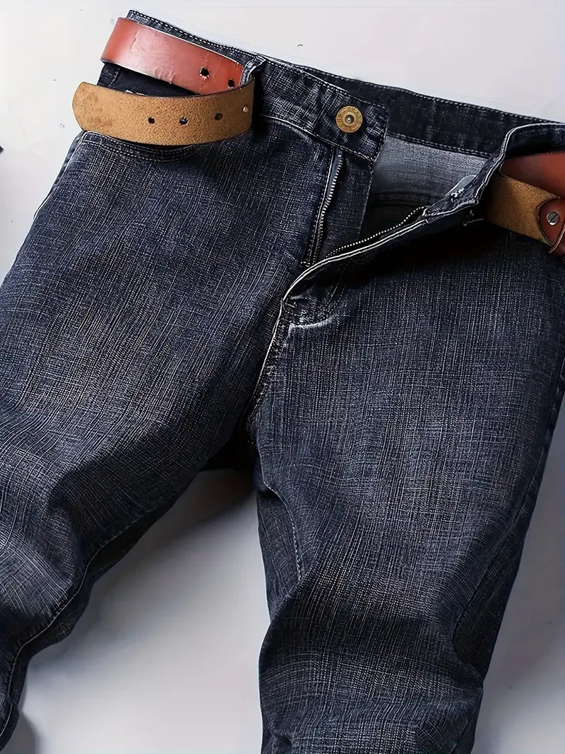 Heren Jeans Comfortabele Klassieke Fit