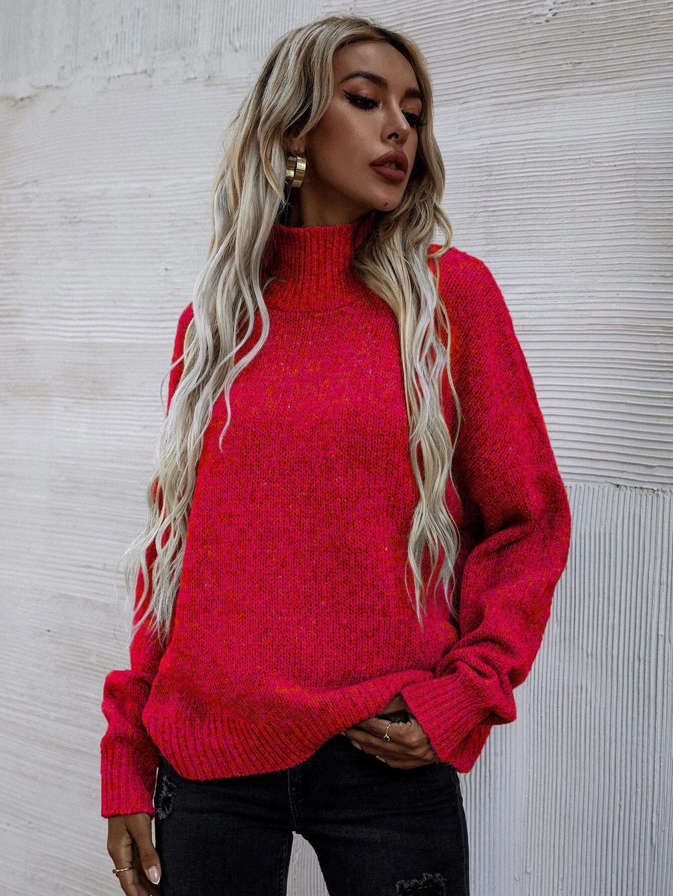 Dames Trui Rond Hals Gebreid Elegante Basisstijl