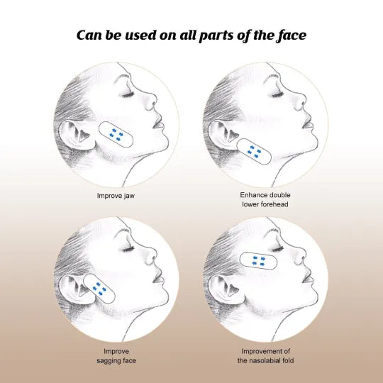 Onzichtbare Gezichtstape voor Natuurlijke Lifting en Stevigheid Transparant Huidvriendelijk V-Lijn Contouring