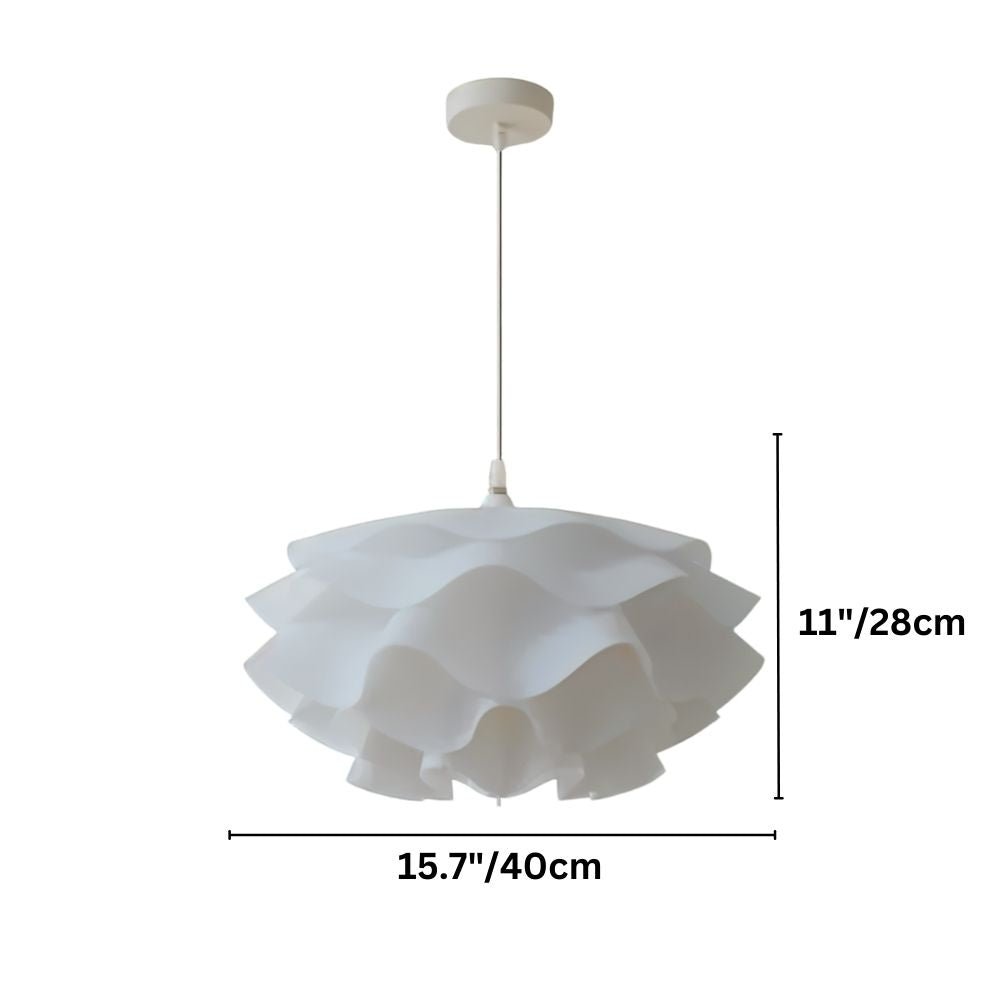 Sculpturale Bloemvormige LED Kroonluchter Met Zachte Lichtverdeling