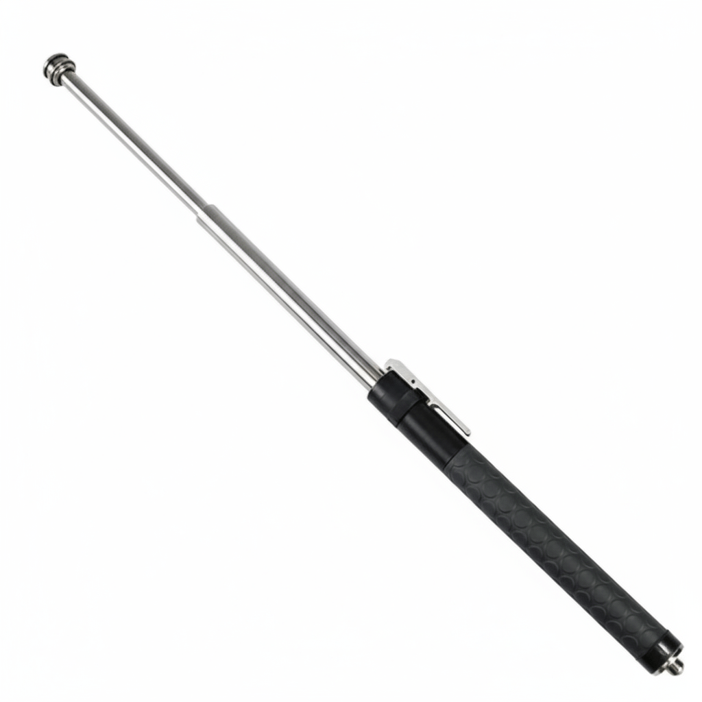 Opvouwbare Wandelstok met Automatisch Ontvouwmechanisme Antislip Handgreep Verstelbaar voor Outdoor Wandelen