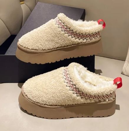 Vrouwenschoenen Kunstleder Wintercollectie Warm