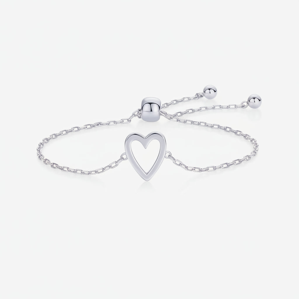 Gouden Hart Armbanden Set voor Moeder en Dochter - Partnerarmbanden met Symbolische Hartbedel - Hypoallergeen 14K Verguld of Verzilverd - Cadeau voor Familie Vriendschap Verjaardag