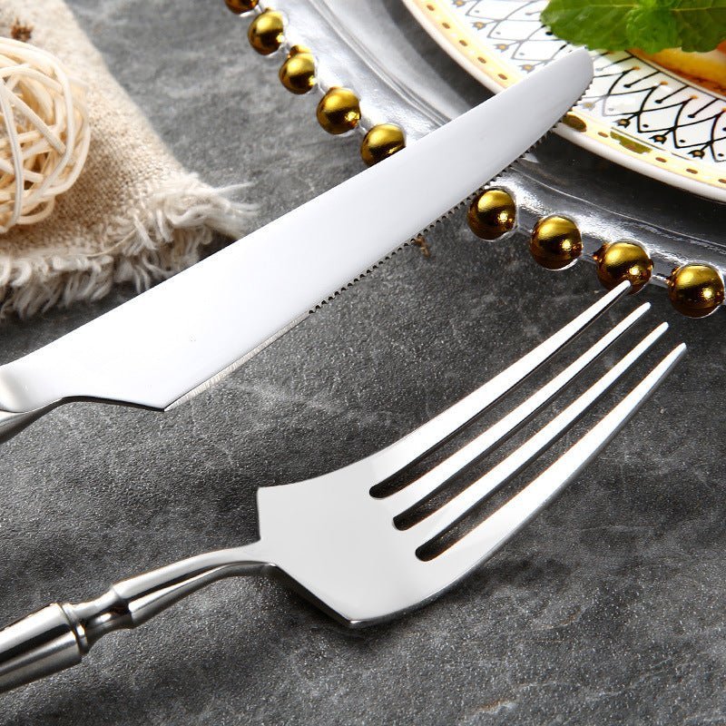 Bestekset van roestvrij staal 18/8 met elegante afwerking voor dagelijks en feestelijk gebruik
