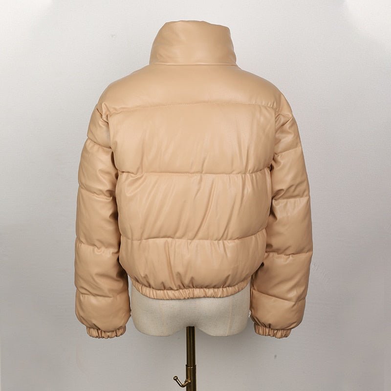 Vegan Leren Jas Waterafstotend Quilted Dames Model