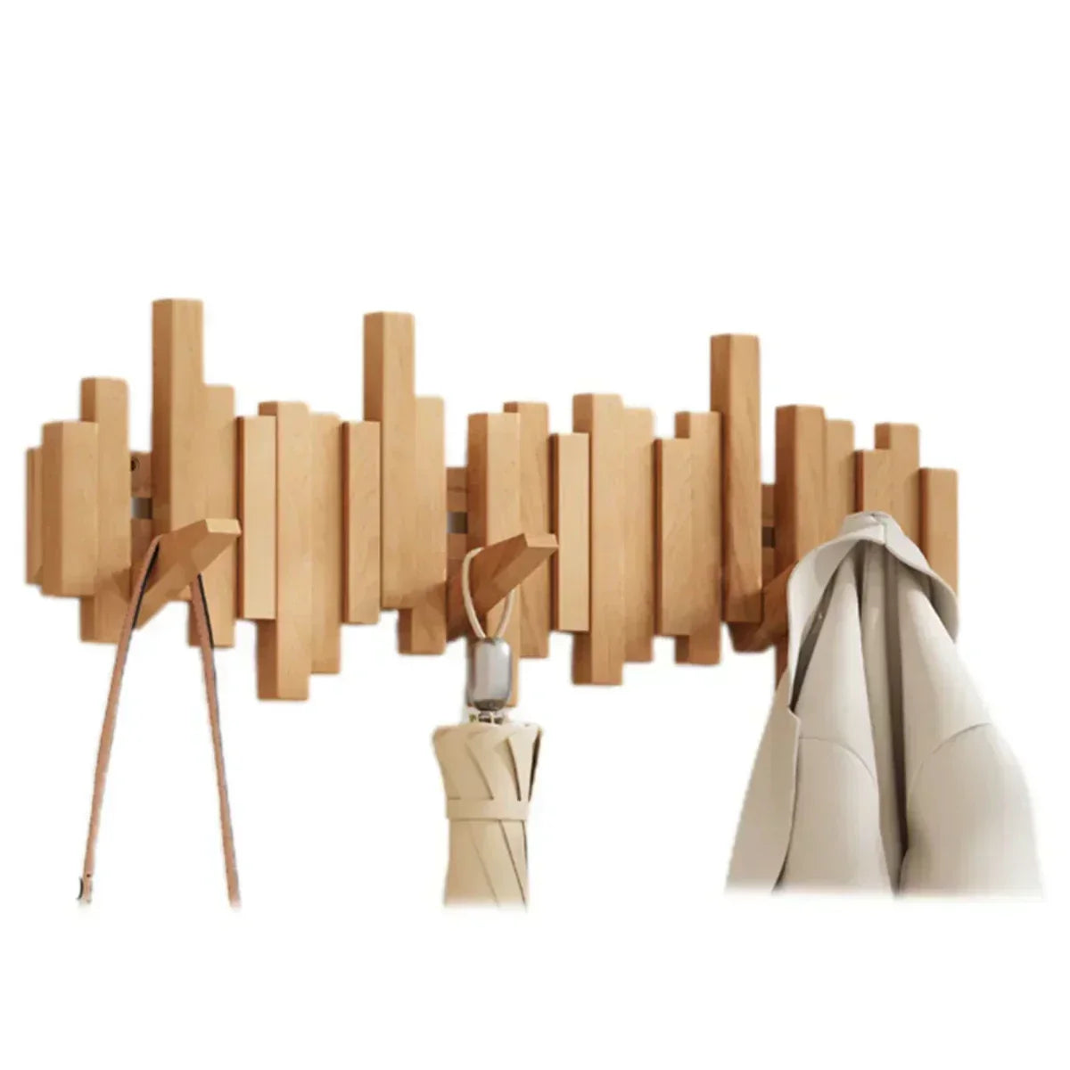 Houten Wandhaak van Pianohout – Minimalistische Wandhaak voor Hal & Interieur