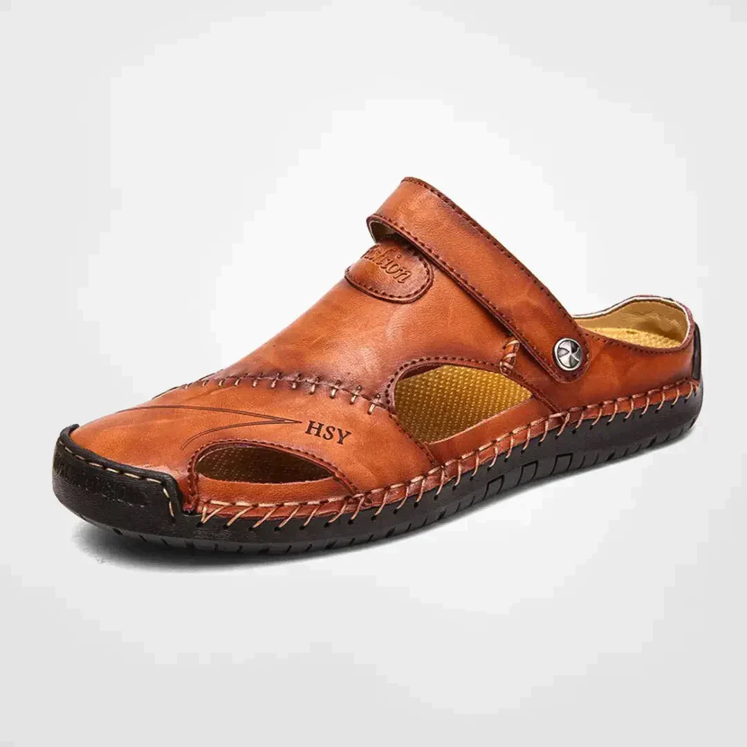 Leren Sandalen Heren Zomer Comfortabel Ademend