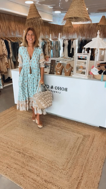 Luchtige Strandjurk Zomerjurk voor Vrouw Maxi Model