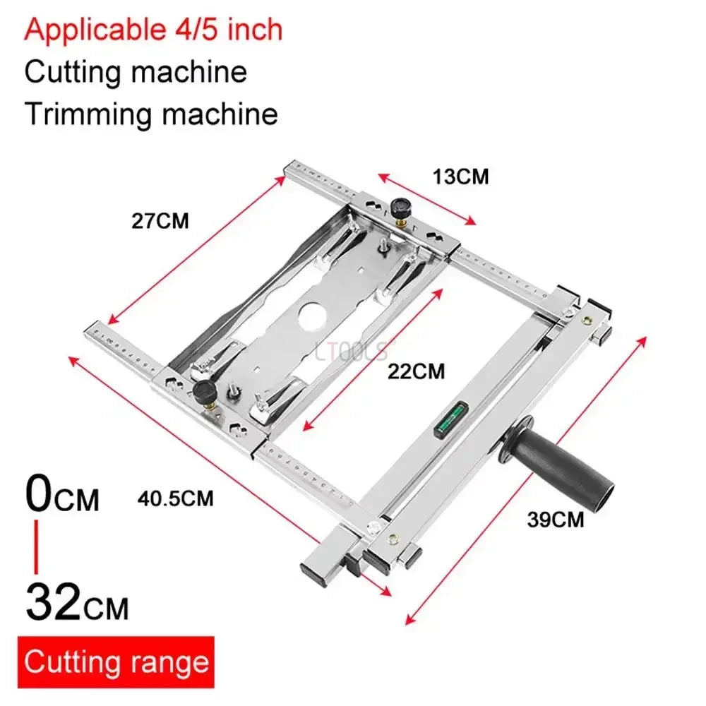Zaaggeleider Voor Cirkelzaag Verstelbaar 0-320mm Aluminium Precisie