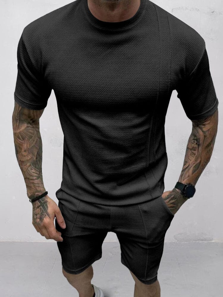 Mannen T-shirt Set Katoen Heren Kleding