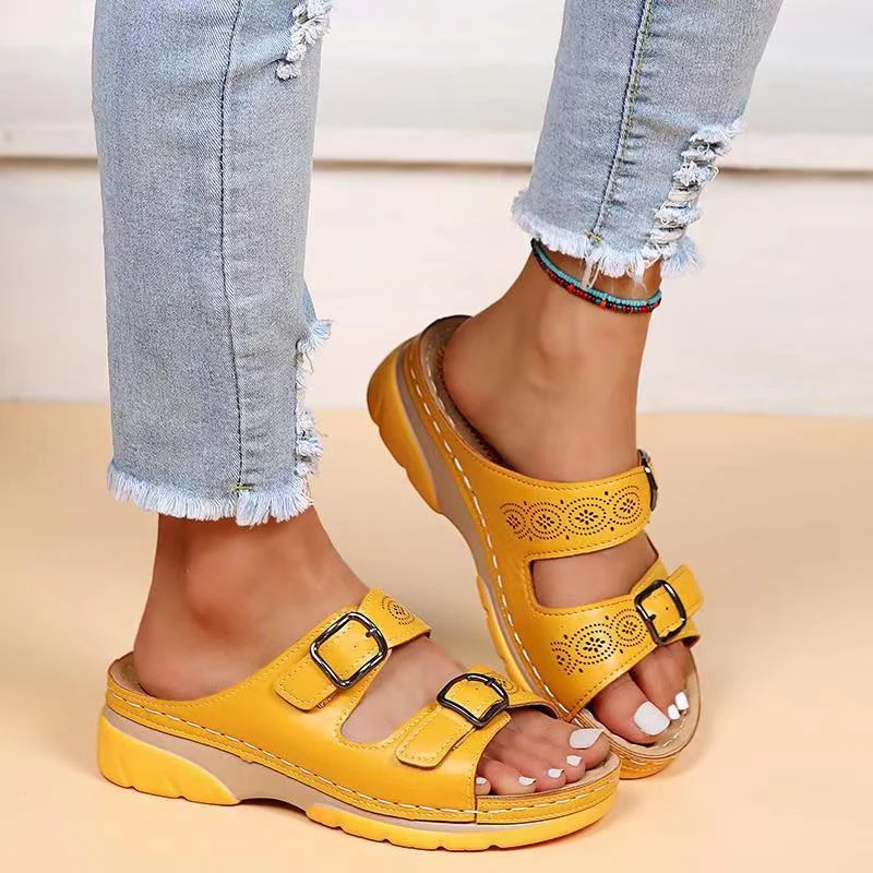 Orthopedische Sandalen Dames met Verstelbare Gespen en EVA-Zool Comfortabel en Ondersteunend Zomerschoeisel