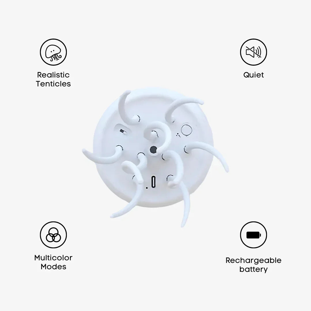 Zwevende Kwallenlamp met Kleurwisselende LED-Verlichting en Afstandsbediening