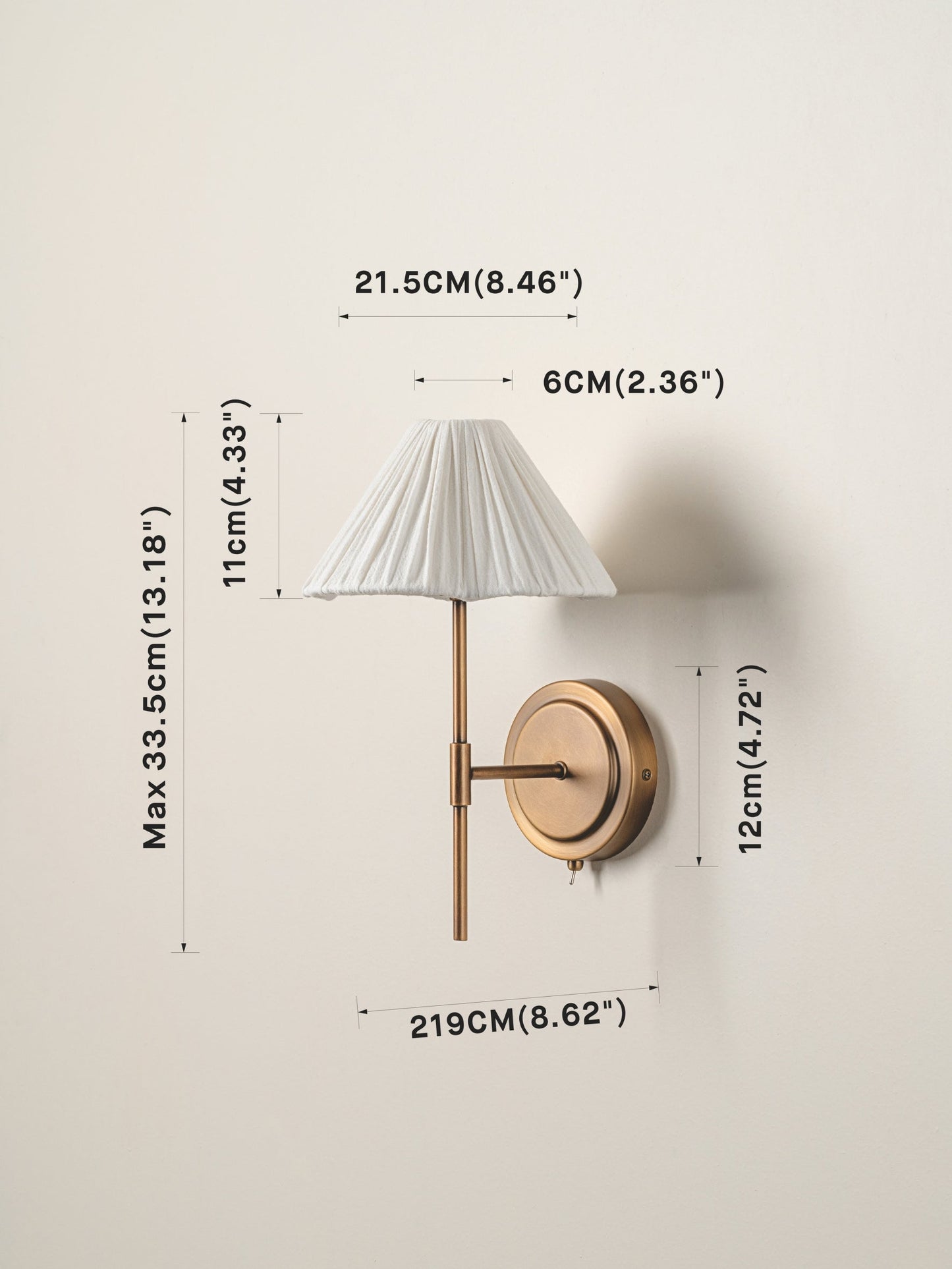 Wandlamp Linnen Bloem Design Messing G9 Wandlamp Slaapkamer Bedlamp