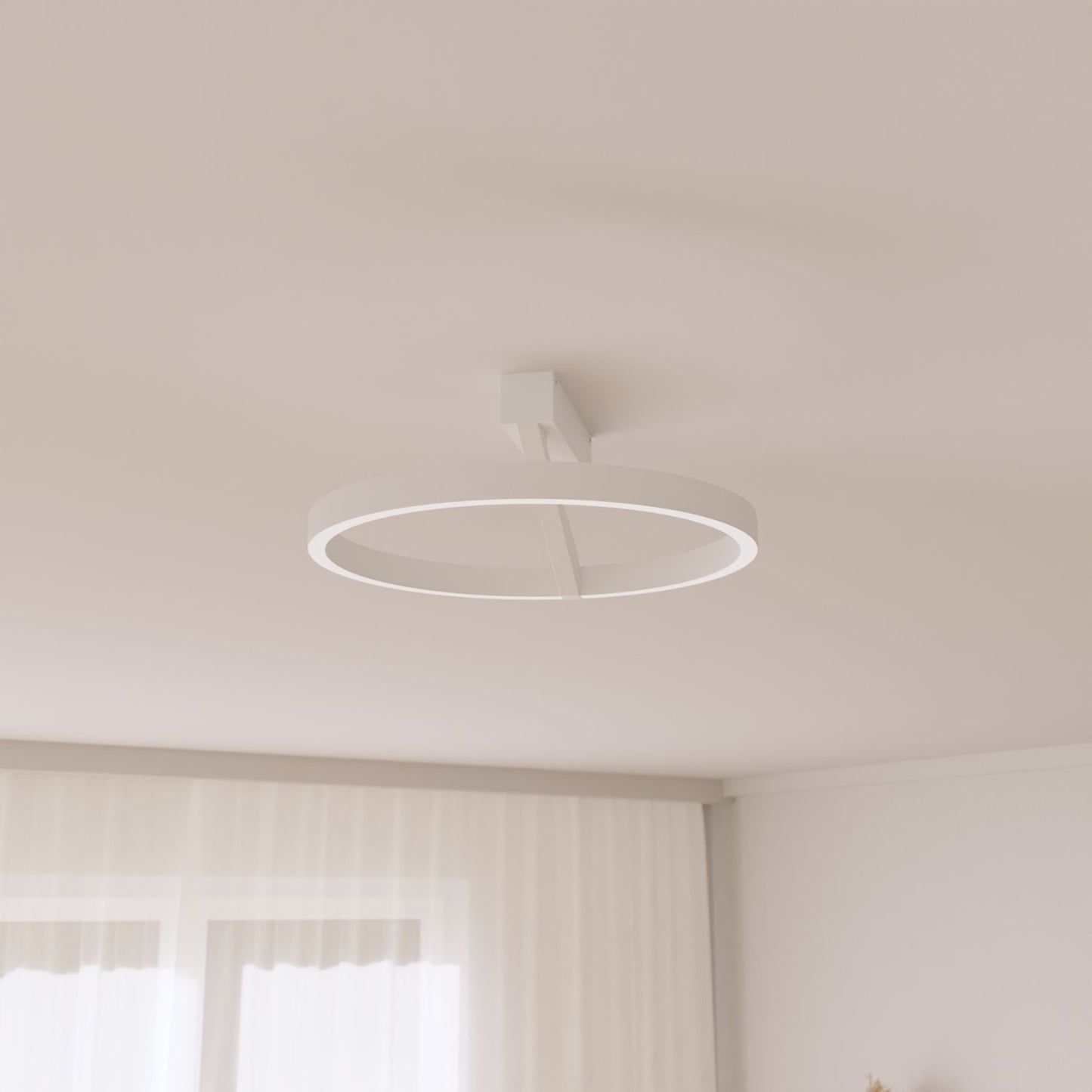 Plafondlamp met up & downlight en warm 2700K licht – Noira