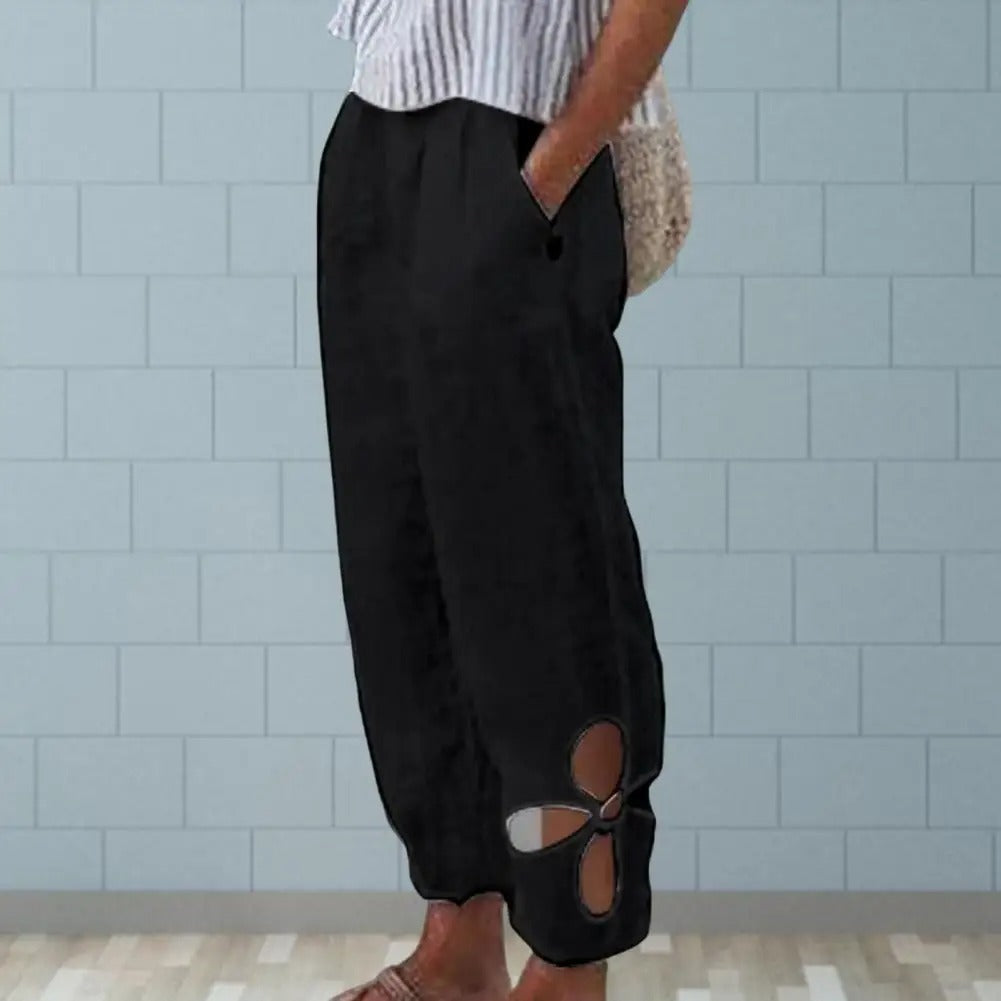 Damesbroek Lange Zomerkleding Comfortabele Stof