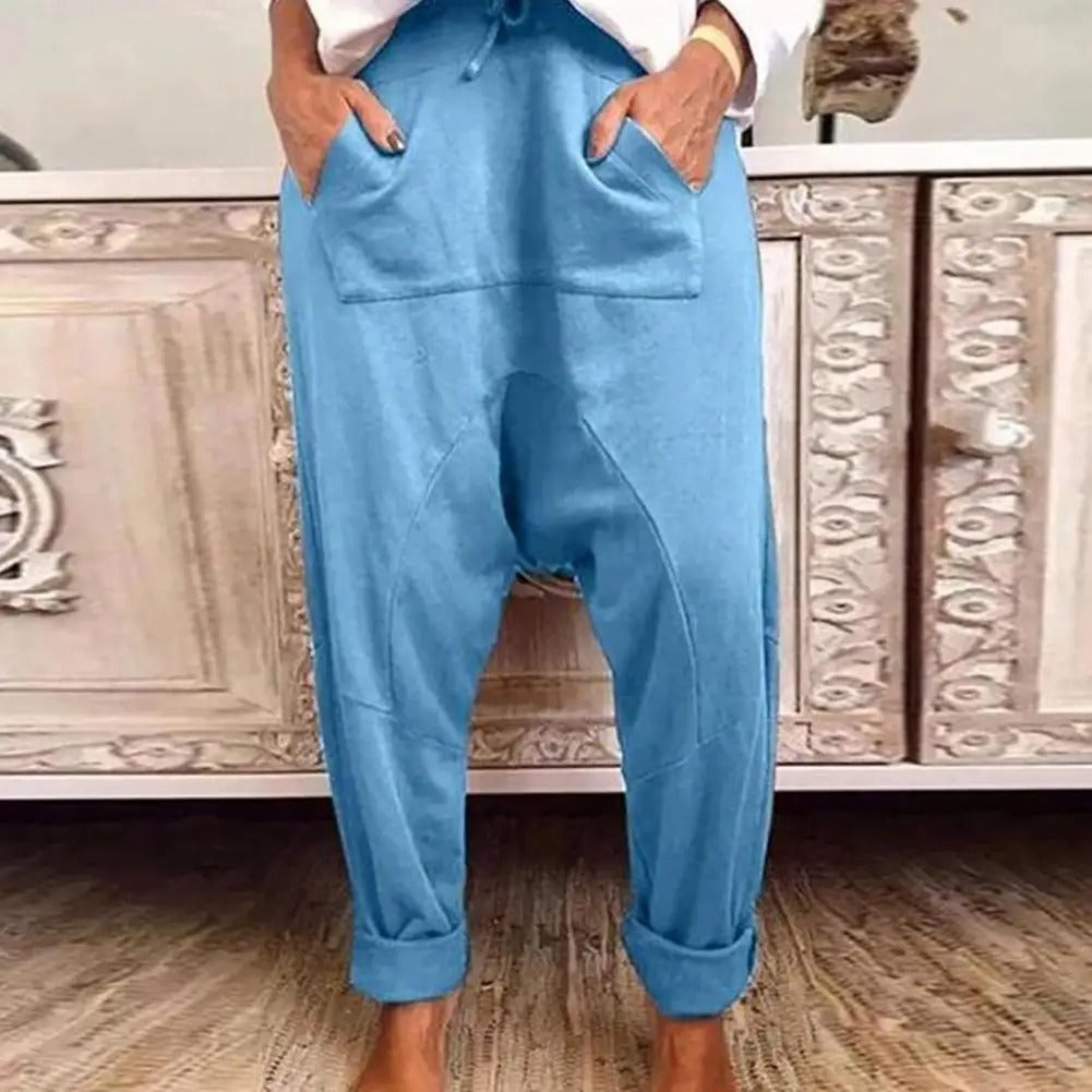 Comfortabele Joggingbroek met Trekkoord Zacht en Ruim