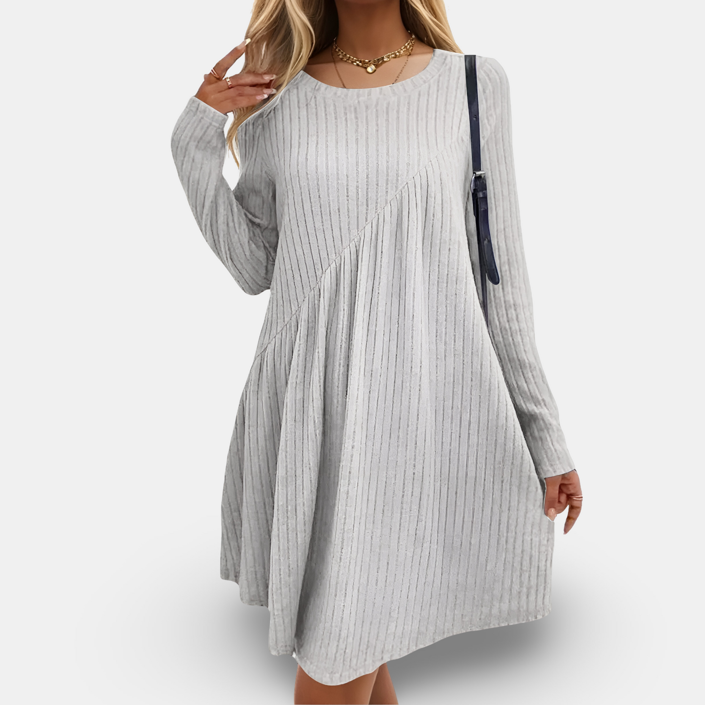 Elegante Jurk Comfortabele Stijl voor Vrouw