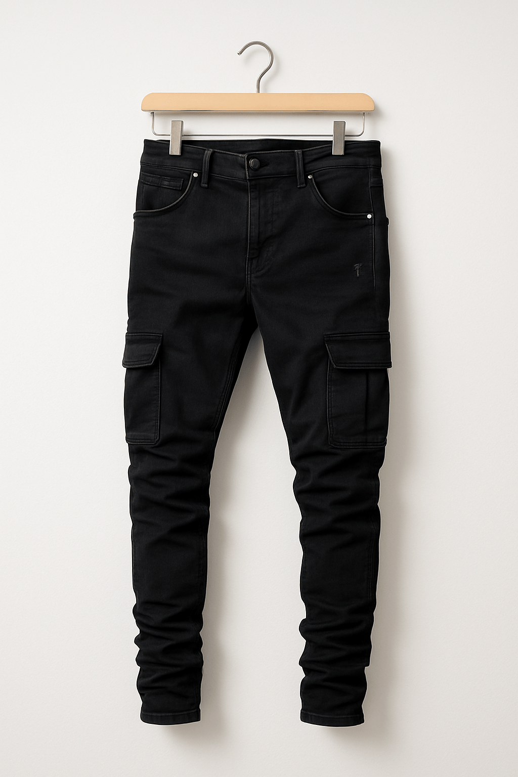 Heren Stretch Cargo Jeans Slim Fit Meerdere Zakken