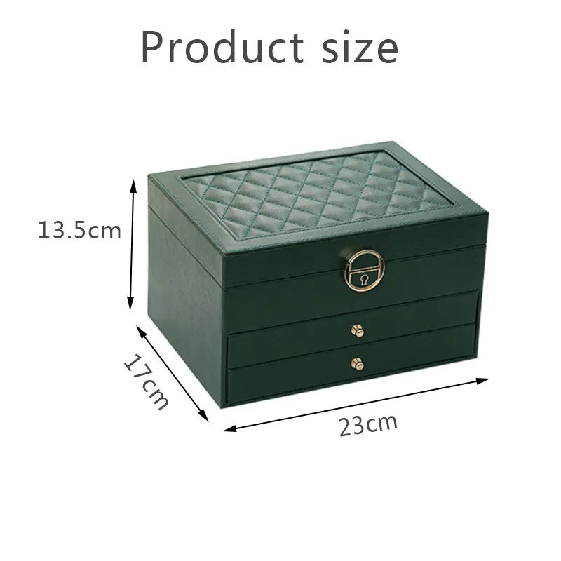 Luxe Sieradendoos met Meerdere Lagen – Elegante Opbergbox voor Sieraden