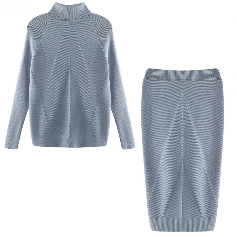 Gebreide Set Leona Zacht en Warme Trui en Broek