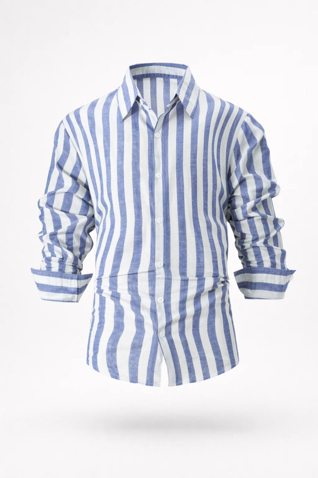 Heren Overhemd Gestreept Lente Comfortabel Casual