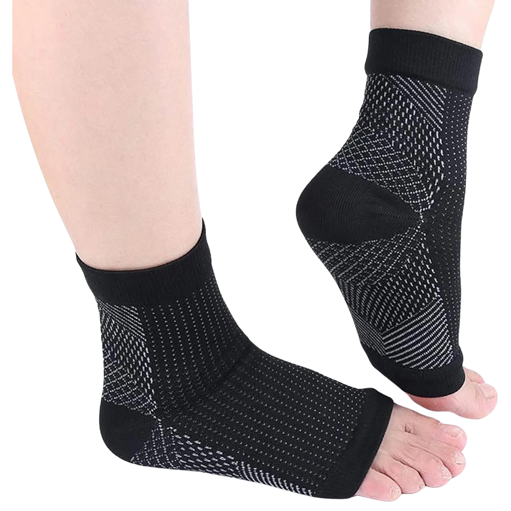 Therapeutische Compressiesokken Open Teen Neuropathie Voetsteun Antislip