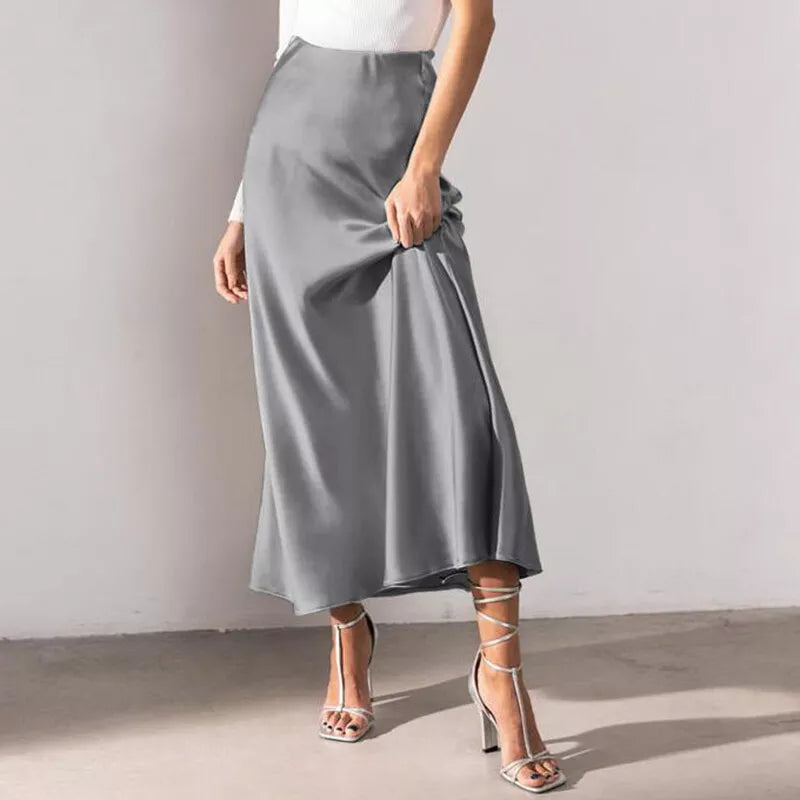 Elegante A-lijn Rok Hoge Taille voor Vrouw