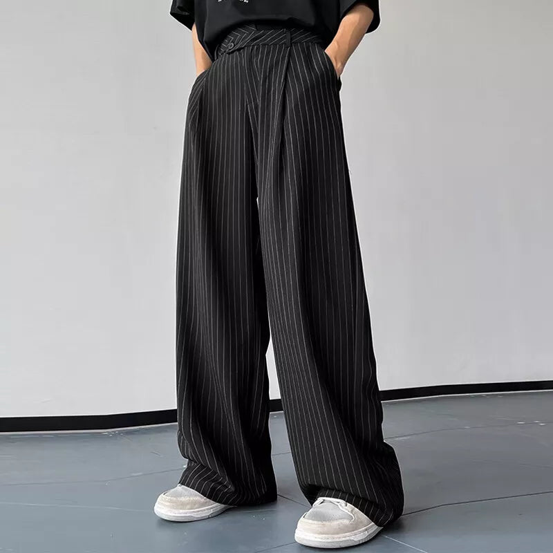 Mannenbroek Comfortabele Hoge Taille Stof