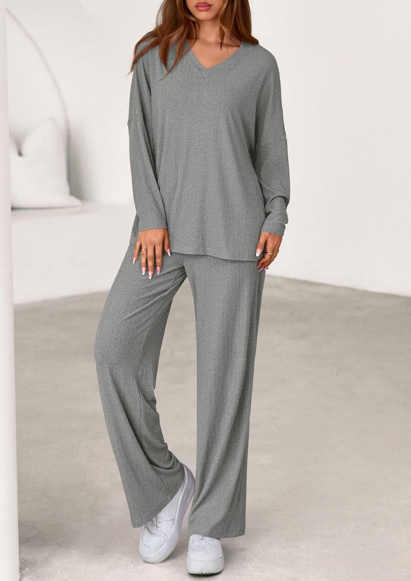 Dames Tweedelig Set Comfortabele Pasvorm