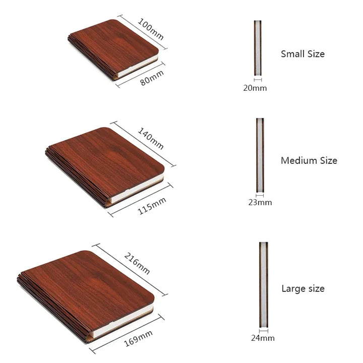 Boeklamp LED met Warm Licht – Decoratieve Houten Lamp in Boekvorm voor Sfeervolle Verlichting