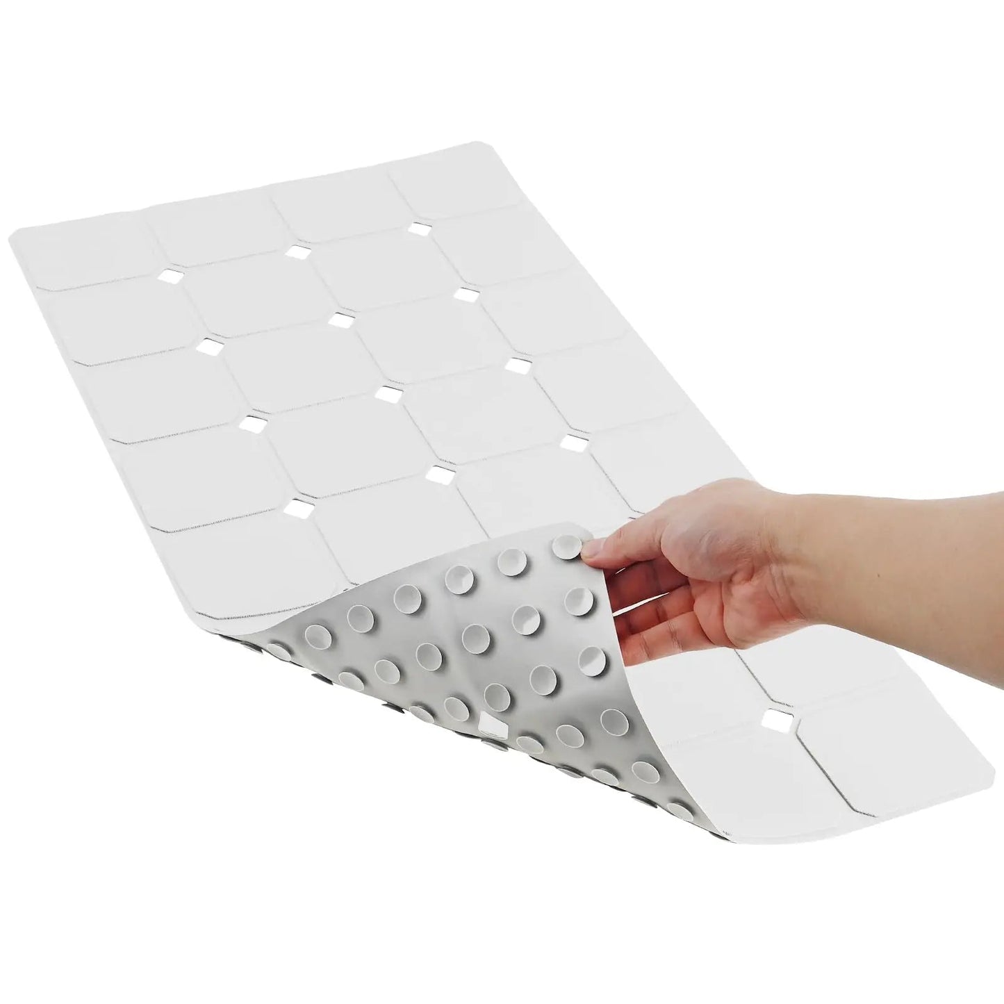 Opvouwbare Antislip Badmat met Zuignappen Siliconen Badkamermat Douche en Bad