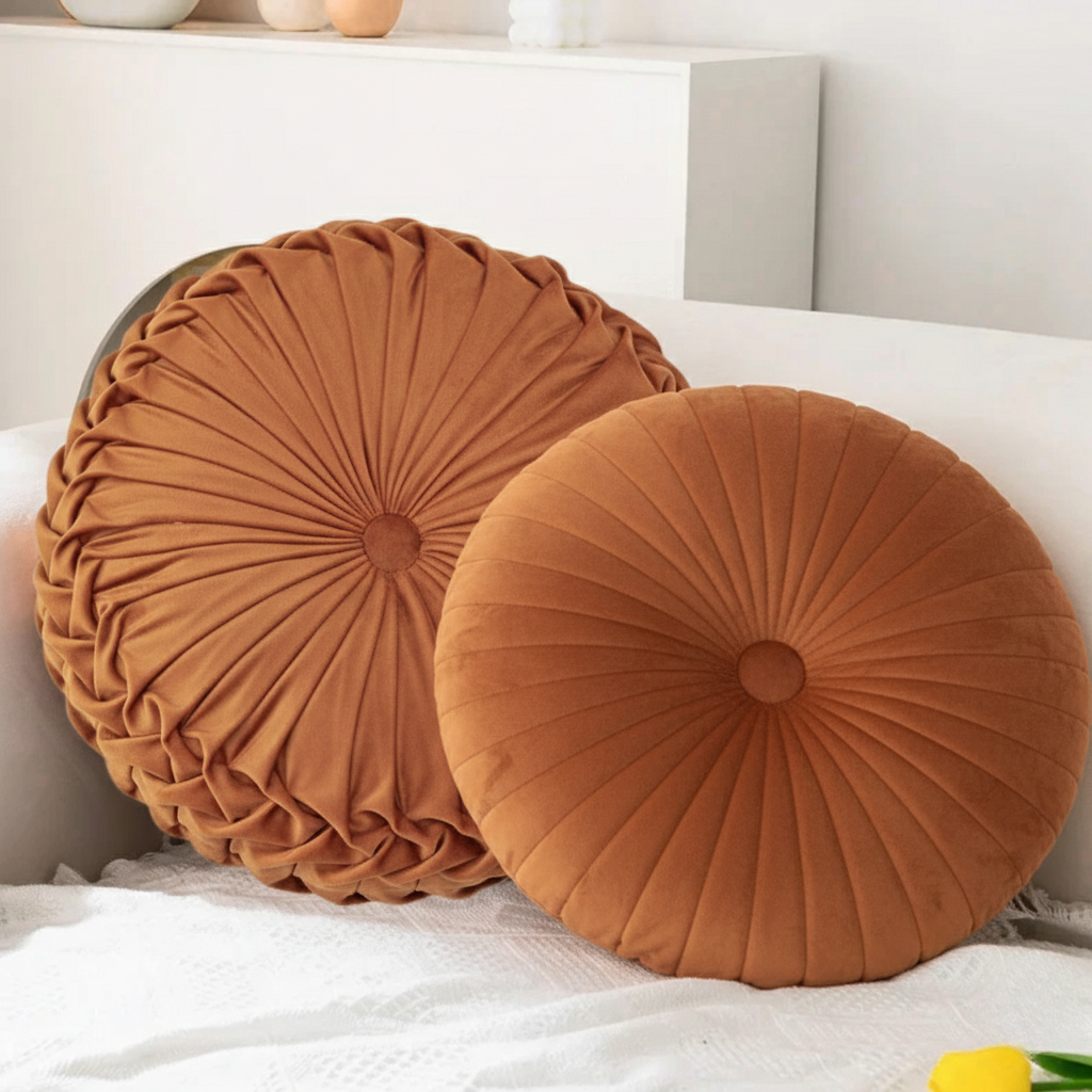 Decoratief Kussen – Zacht Structuurtextiel in Frisse Kleuren voor Bank en Bed