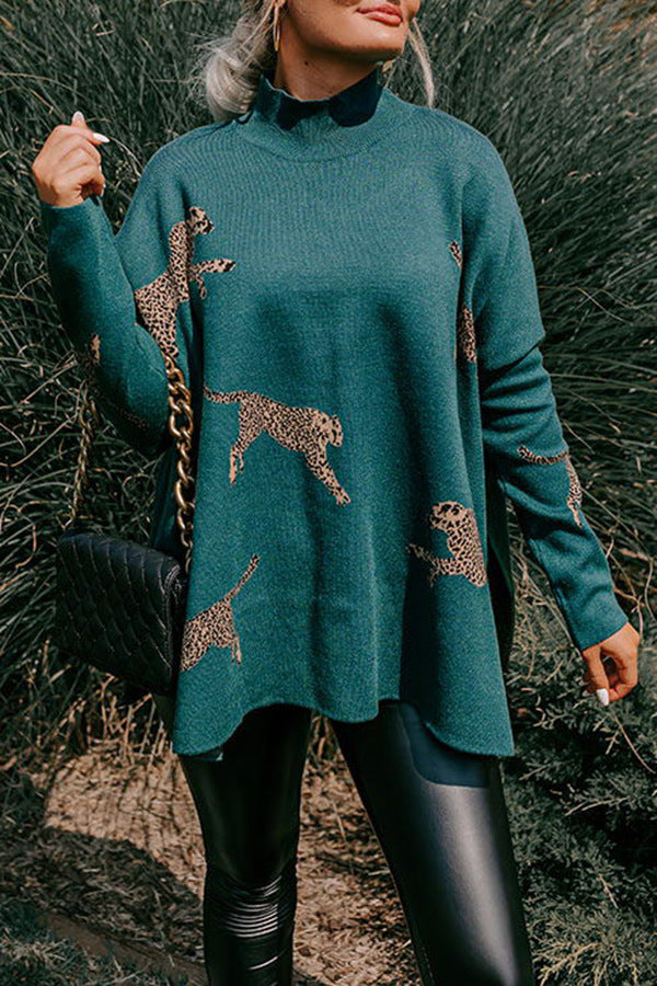 Leopard Print Trui voor Vrouw Wild Dierenprint