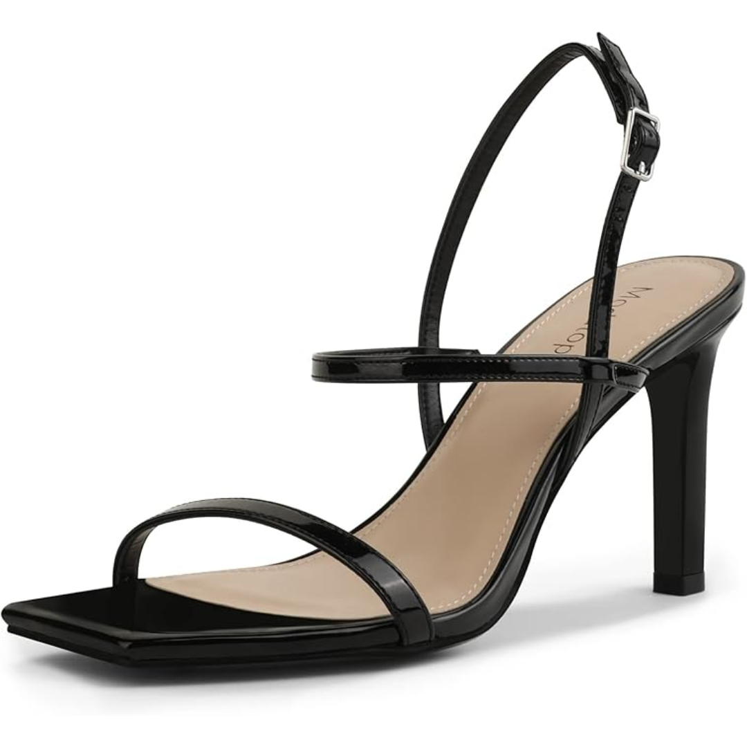 Strappy High Heel Sandalen met Enkelbandje – Elegant Open Teen Design voor Feesten en Speciale Gelegenheden