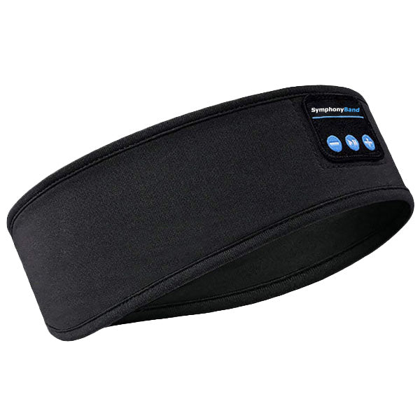Slaapkoptelefoon met Geïntegreerde Speakers Zacht Hoofdband Zwart Grijs | Muziek Tijdens Slapen | Comfortabel & Verstelbaar