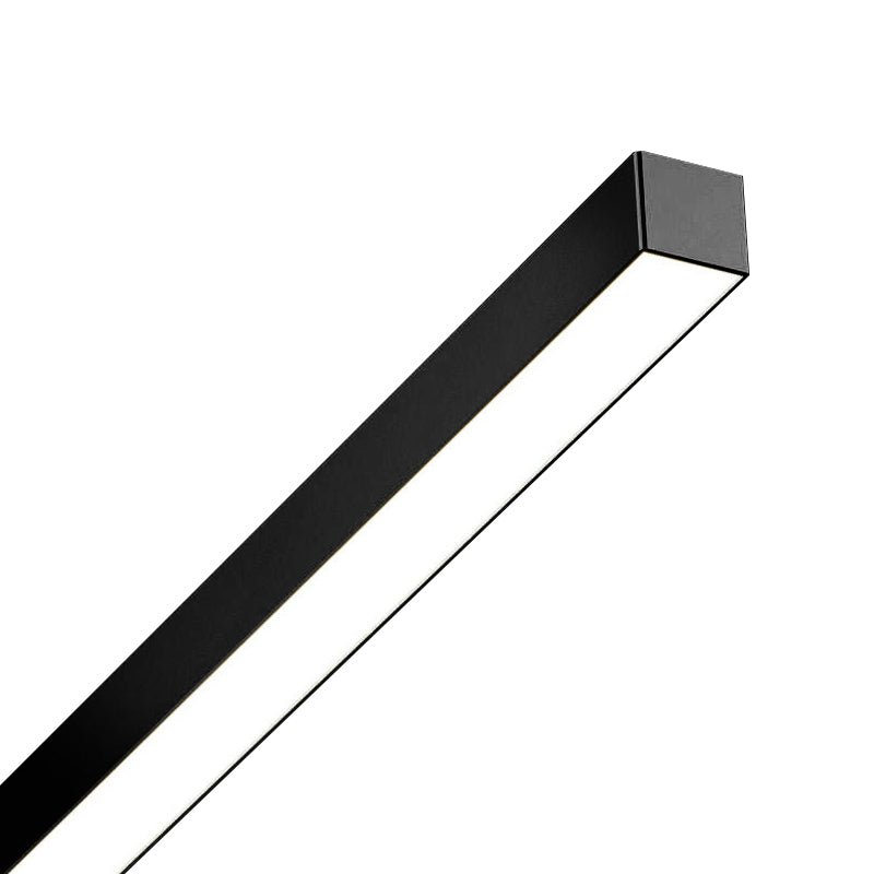 Moderne zwarte LED wandlamp met dubbele lichtstrip – minimalistische badkamer en hal verlichting 90 cm