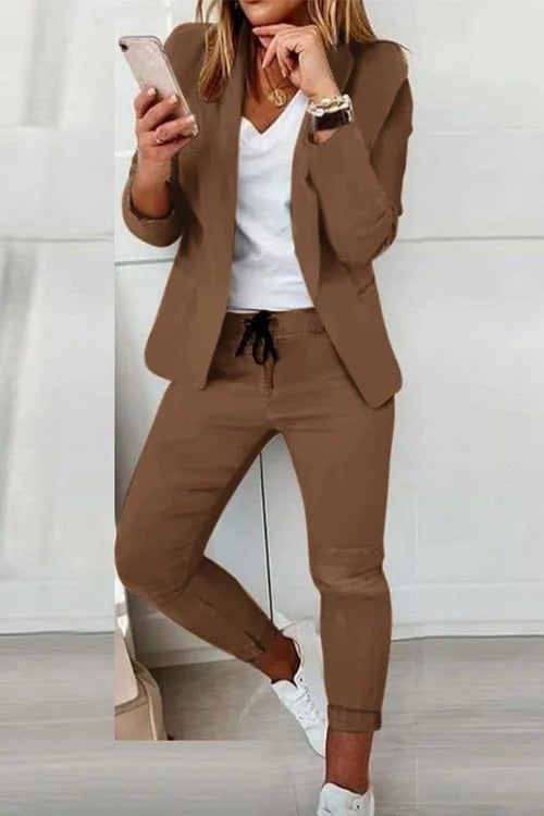 Dames Blazer Broek Combinatie