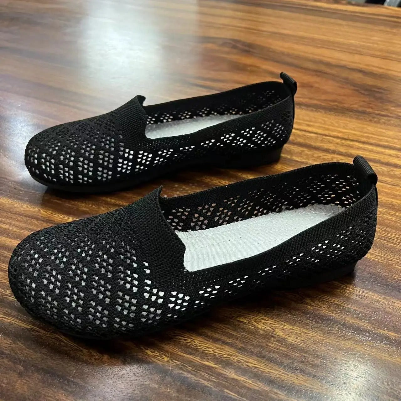 Dameschoenen Plat Laag Hak Stijlvol Leer