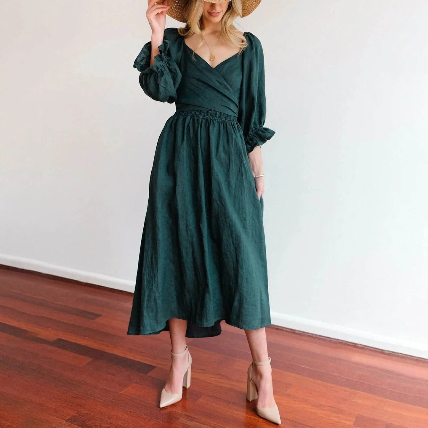 Korte Damesjurk Elegante Zomerjurk voor Vrouw