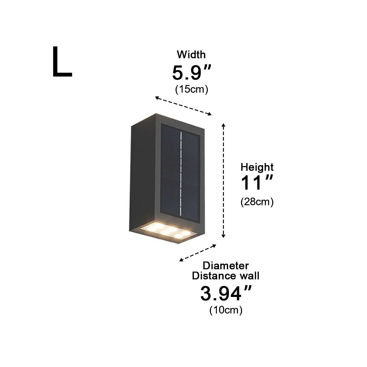 Buitenlamp LED Wandlamp IP65 Aluminium Antraciet Op- en Neerwaarts Licht Gevel Tuin Oprit Terras Buitenverlichting Modern