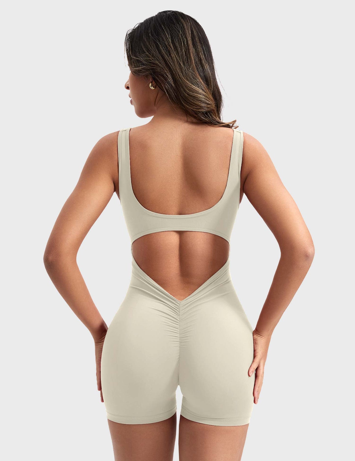 Vrouwelijke Romper met V-hals Elegant Design