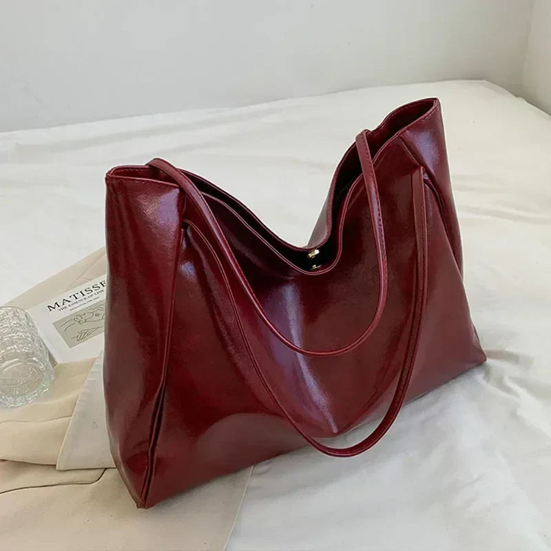 Vegan Leer Shopper Tas Dames Groot en Stijlvol