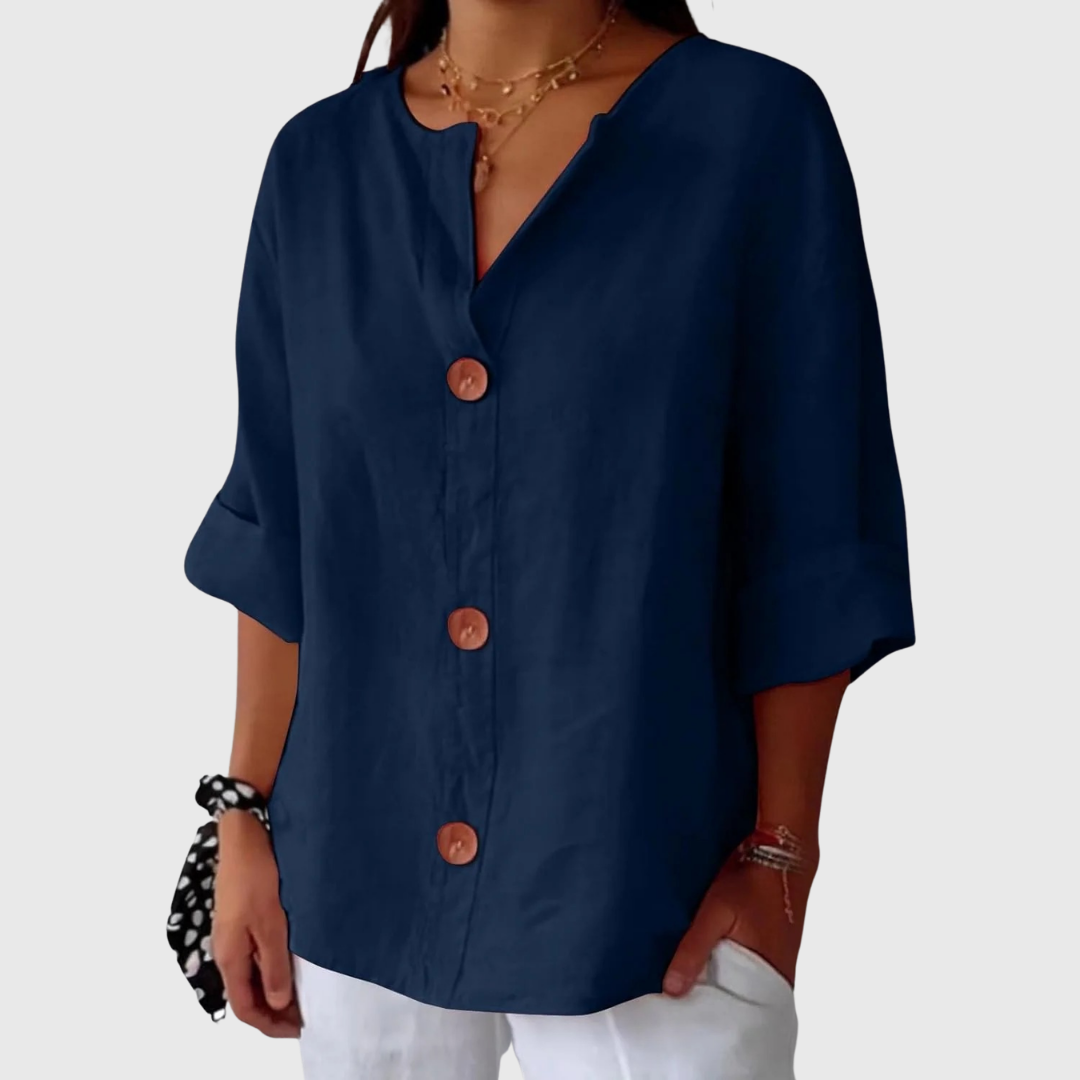 Dames Blouse Lichtgewicht Comfortabele Pasvorm Elegant - StudioMarella