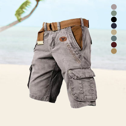 Heren Shorts Cargo Zomerbroek Met Veel Zakken