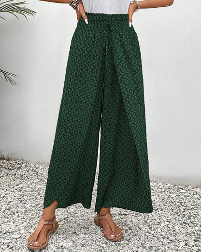 Pantaloni Palazzo Vrouwelijk Chic Zomerbroek