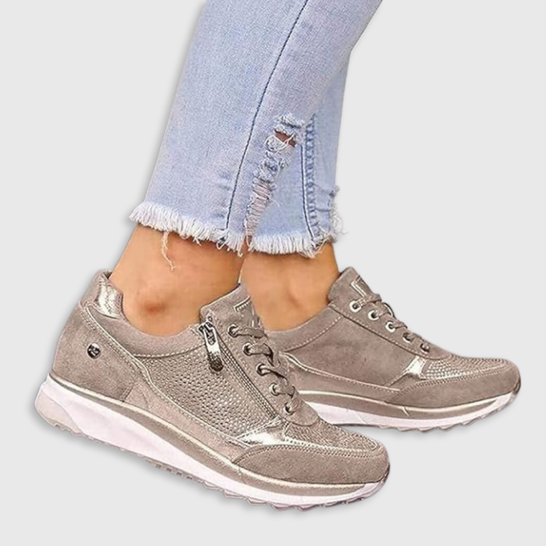 Dames Sneakers Rits Sluiting Comfortabele Pasvorm - StudioMarella