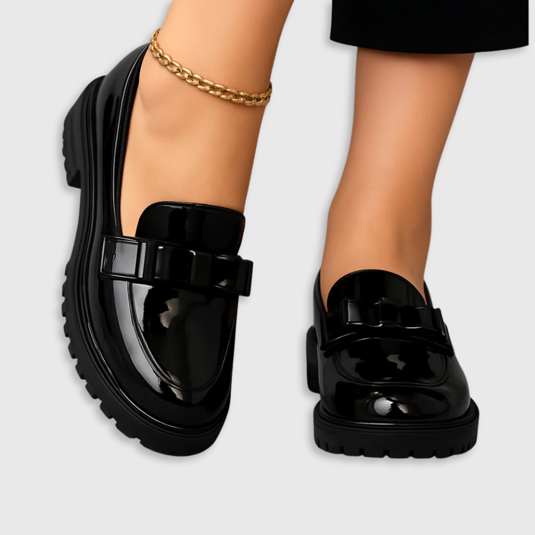 Dames Loafers Met Strikdetail Elegant - StudioMarella